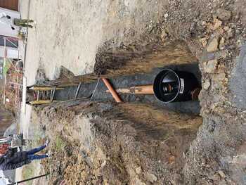 Kanalizace v obci Klopotovice