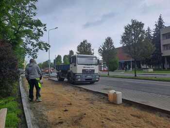 Chodník ul. Janáčkova, Prostějov