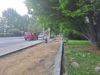 Chodník ul. Janáčkova, Prostějov