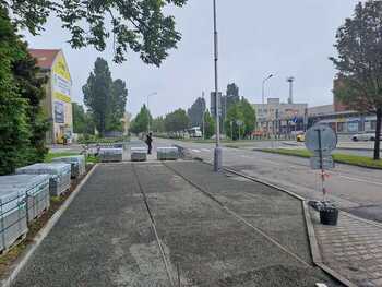 Chodník ul. Janáčkova, Prostějov