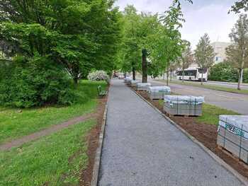 Chodník ul. Janáčkova, Prostějov