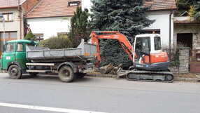 Chodník - obec Kelčice