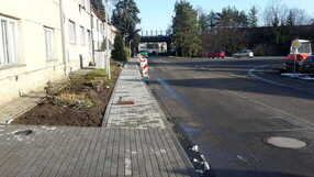 Chodník - obec Kelčice