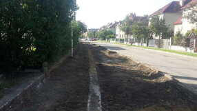 Cyklostezka - ul. Pod Kosířem, Prostějov