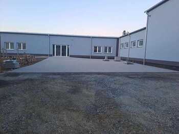 Odvodnění, dlažděná plocha - komerční prostor Držovice