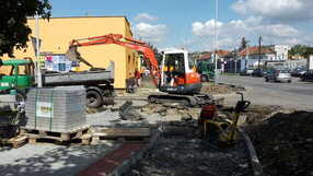 Část cyklostezky ul. Kostelecká, Prostějov