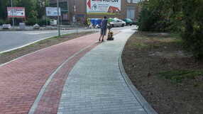 Část cyklostezky ul. Kostelecká, Prostějov