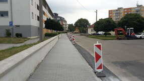 Chodník ul. Jezdecká, Prostějov