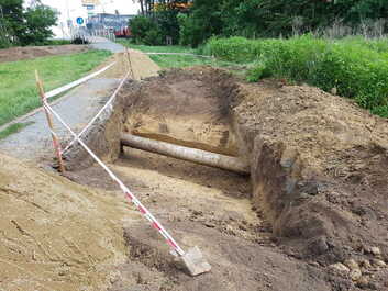 Mlatová cesta ul. Říční, Prostějov