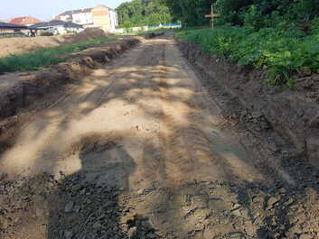 Mlatová cesta ul. Říční, Prostějov